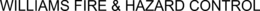 WILLIAMS FIRE & HAZARD CONTROL trademark