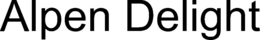ALPEN DELIGHT trademark