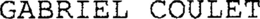 GABRIEL COULET trademark