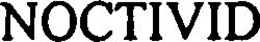 NOCTIVID trademark