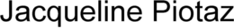 JACQUELINE PIOTAZ trademark