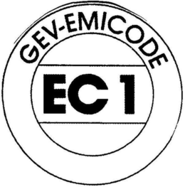 GEV-EMICODE EC1 trademark