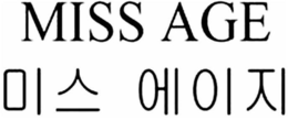 MISS AGE trademark