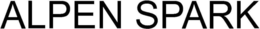 ALPEN SPARK trademark