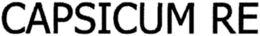 CAPSICUM RE trademark