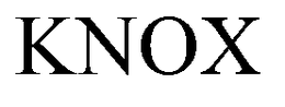 KNOX trademark