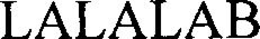 LALALAB trademark