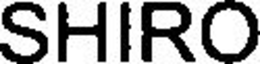 SHIRO trademark