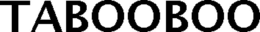 TABOOBOO trademark