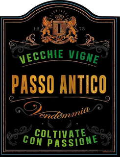 VECCHIE VIGNE PASSO ANTICO VENDEMMIA COLTIVATE CON PASSIONE trademark