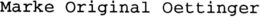MARKE ORIGINAL OETTINGER trademark