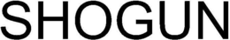 SHOGUN trademark