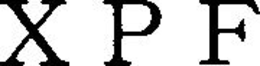 XPF trademark