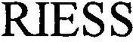 RIESS trademark