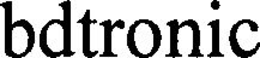BDTRONIC trademark