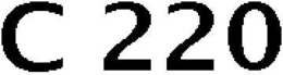 C 220 trademark