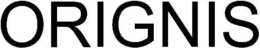 ORIGNIS trademark