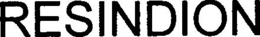 RESINDION trademark