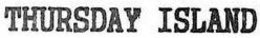 THURSDAY ISLAND trademark