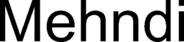 MEHNDI trademark