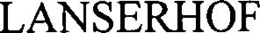 LANSERHOF trademark