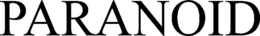 PARANOID trademark