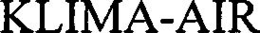 KLIMA-AIR trademark