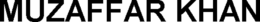 MUZAFFAR KHAN trademark