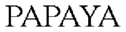 PAPAYA trademark