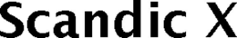 SCANDIC X trademark
