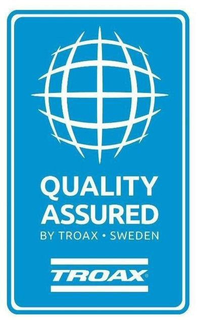 QUALITY ASSURED BY TROAX SWEDEN TROAX trademark