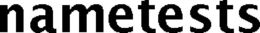 NAMETESTS trademark