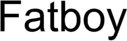 FATBOY trademark