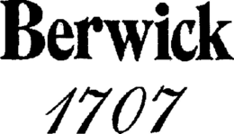 BERWICK 1707 trademark