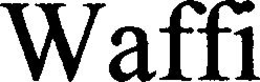 WAFFI trademark