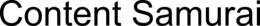 CONTENT SAMURAI trademark