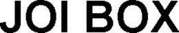 JOI BOX trademark