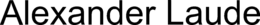 ALEXANDER LAUDE trademark