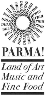 PARMA! LAND OF ART MUSIC AND FINE FOOD trademark