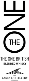 THE ONE THE ONE BRITISH BLENDED WHISKY THE LAKES DISTILLERY CUMBRIA trademark