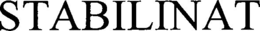 STABILINAT trademark