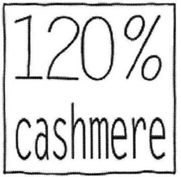 120 % CASHMERE trademark