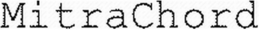 MITRACHORD trademark