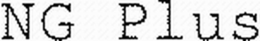 NG PLUS trademark