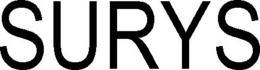 SURYS trademark