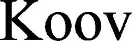 KOOV trademark