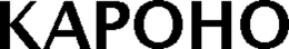 KAPOHO trademark