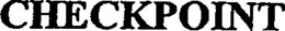CHECKPOINT trademark