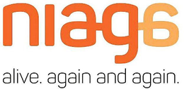 NIAGA ALIVE AGAIN AND AGAIN trademark