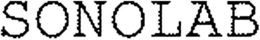 SONOLAB trademark